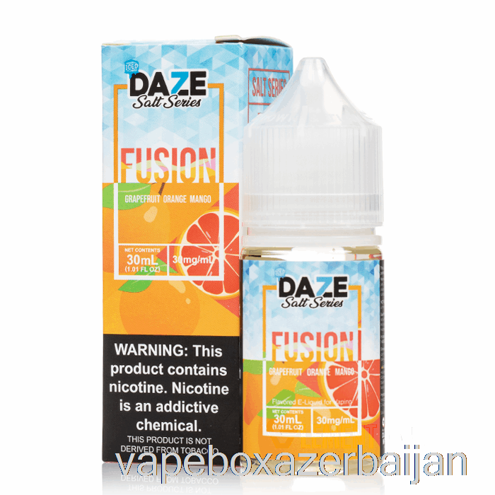 Vape Smoke ICED Grapefruit Orange Mango - 7 Daze Fusion Salts - 30mL 50mg